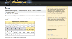 Desktop Screenshot of chadstonedevelopment.com
